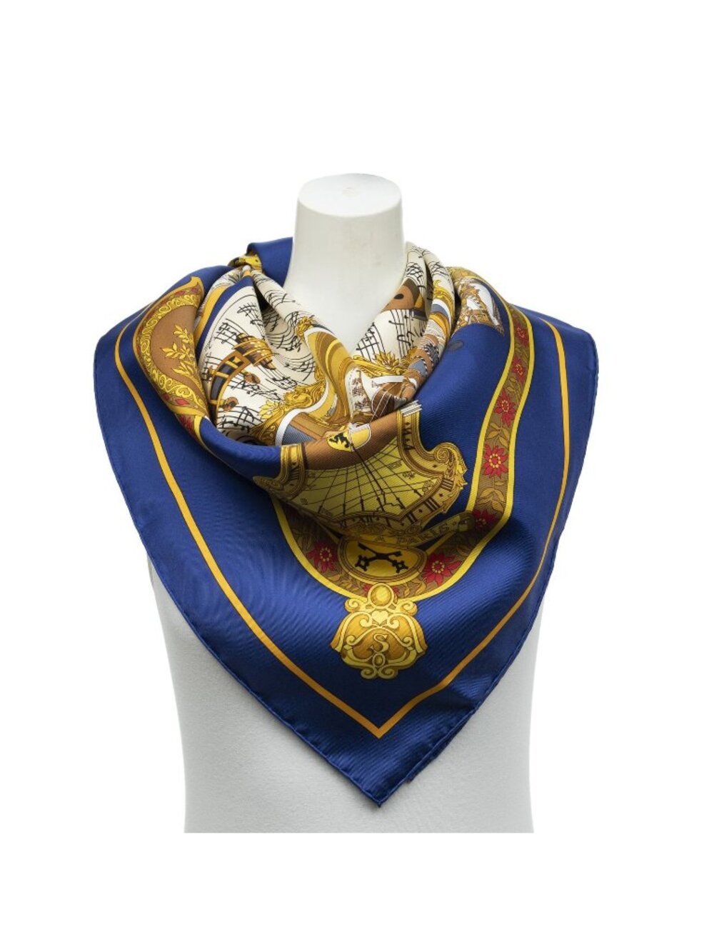 Hermes Scarf Navy